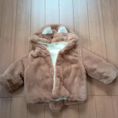 耳フード付きアウター（しっぽ付き）