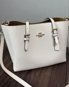COACH ホワイト ショルダーバッグ