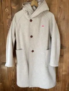 DANTON フード付きロングコート 38