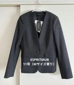 【タグ付き】 ESPRITMUR ノーカラージャケット