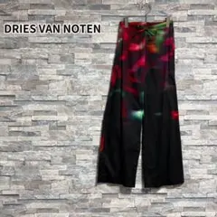 DRIES VAN NOTEN ワイドパンツ BLK/34