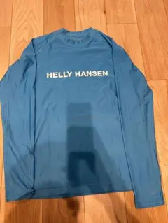 ヘリーハンセンロンtシャツブルーラッシュガード