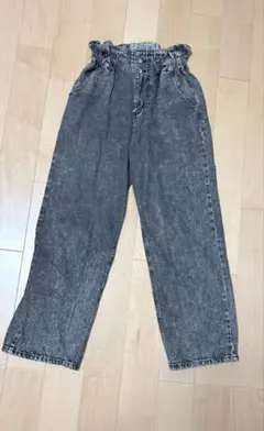tiptop ハイウエストデニム セミワイド ブラックのサムネイル