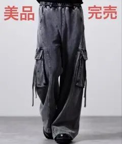 【美品】CLEL ヘビーウェイト　ヴィンテージデザイン　カーゴパンツ　Sのサムネイル