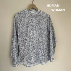 HUMAN WOMAN リバティ柄　コットン　長袖　Ⓜ️のサムネイル