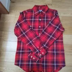 THE NORTH FACE 長袖シャツ Mサイズ レッドチェック