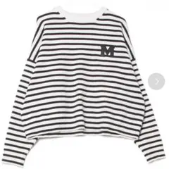 最終値下げ！ミラオーウェン　トレーナー見えニット　グレー