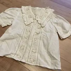 ZARA 半袖ブラウス 8cm (128)