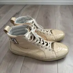 Yves Saint Laurent ベージュ ハイカットスニーカー