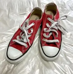 【23cm】コンバース　スニーカー　赤　レッド　✿︎最終お値下げ