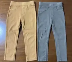 ストレッチパンツ2点　100センチ