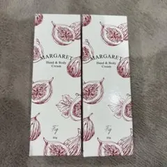 未使用／未開封 マーガレット ハンド＆ボディクリーム フィグ 50g 2本