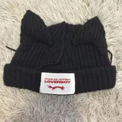 Charles JeffreyLOVERBOY猫耳 ニット帽 CHARLES JEFFREY LOVERBOY（チャールズジェフリーラバーボーイ