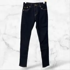 美品【merverous by pierrot 】デニムスキニーパンツ(M)下