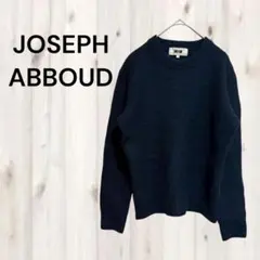 ジョセフアブード メンズ ニット セーター クルーネック ウール混 厚手