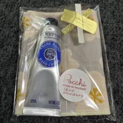 L'OCCITANE ハンドクリームとガーゼハンカチセット