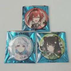 にじさんじ 8周年 缶バッジ アンジュ リゼ とこ さんばか