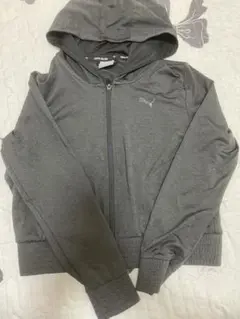 値下げ⭐️PUMA プーマ　グレー フード付きジャケット M