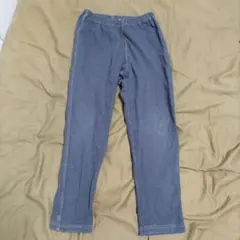 ユニクロ　キッズ ストレッチ ネイビー レギンス　120センチ