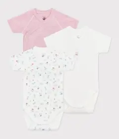 PETIT BATEAU ボディスーツ 3点セット 12m