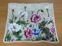 FEILER フェイラー タオルハンカチ 花柄 ベージュ系 ナチュラル