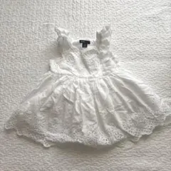 【値下げ】babyGap ホワイトレースワンピース 12-18ヶ月