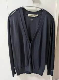 ユニクロ✕アニヤハインドマーチ　Vネックカーディガン　メリノウール