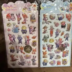 ズートピア　ぷっくりシール　シール