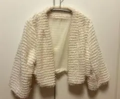 ROPE ファー　カーディガン　ボレロ ジャケット