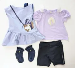 【kate spade】水色ワンピース等４点セット(90cm)