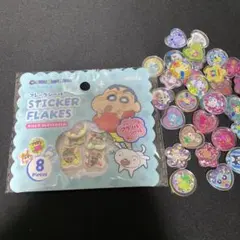 クレヨンしんちゃん おはじきシール+おまけ付き