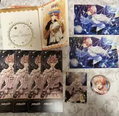 アイナナ ブロマイド 9周年 記念日 ポスカ ブロマイド クリカ 缶バッジ 三月