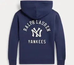 【新品】完売品Ralph Lauren Yankees フリースフーディーのサムネイル