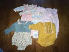 ベビー服5点セット ロンパース・カバーオール