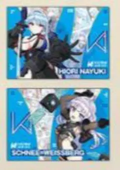 コミケ107 ドルフィンウェーブ クリアファイル2枚組 氷織&シュネー