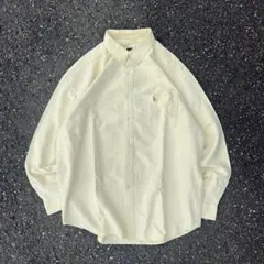 polo ralph lauren BBシャツ　90s 00s 長袖　黄色