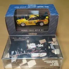 1/43 エブロ プリンス東京 GT-R ＆ ミニチャンプス ミナルディ F1のサムネイル