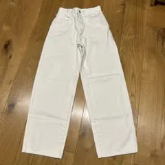 UNIQLO U ワイドフィットカーブジーンズ 白 24 61cm ユニクロユー