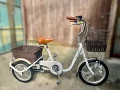 兵庫県小野市 引き取り限定 三輪電動自転車 ミムゴ ミムゴ 三輪自転車 電動アシスト ノーパンク ロータイプ 高齢者 大人用 自転車本体