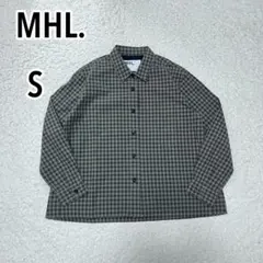 MHLマーガレットハウエル コットン チェック シャツ L ピンク - メルカリ