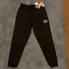 新品　QUIKSILVER ブラック スウエットジョガーパンツ　防風撥水