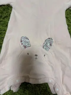 ウサギ耳デザインロンパース 60から70