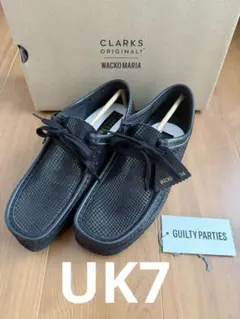 WACKO MARIA × CLARKS】クロコ型押し ワラビー 限定 - メルカリ