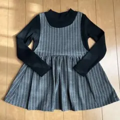 西松屋　キッズフォーマルワンピース120㎝ 女の子　　　 ストライプ