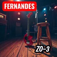 FERNANDES ZO-3 レッド　ソフトケース付き　ジャンク