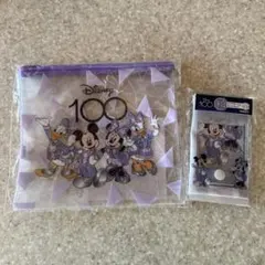 Disney 100 ポーチとクリアケースセット