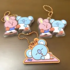 BT21 ラバーキーホルダー 3点セット
