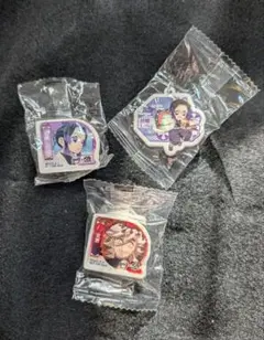 鬼滅の刃 くら寿司 胡蝶しのぶ ラバーチャーム 童磨 消しゴム 3点セット