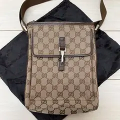 08 GUCCI グッチ ショルダーバッグ 斜めがけ GGスプリーム PVC - メルカリ