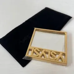 【超希少品】イヴ・サンローラン オリジナル ハンドバッグミラー (拡大鏡付き)